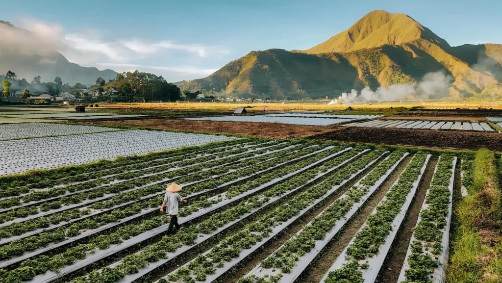 Pick Fresh Strawberries in Sembalun