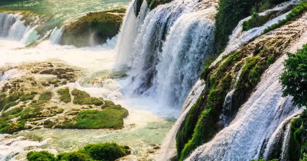 Benang Kelambu Waterfall attractions