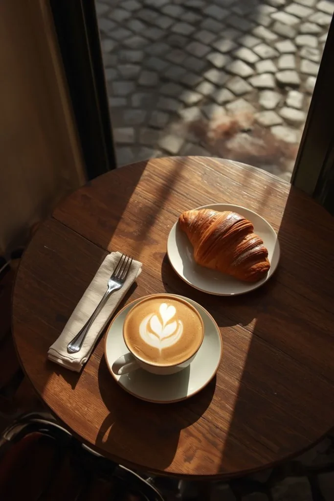 Coffee in coffeeshop