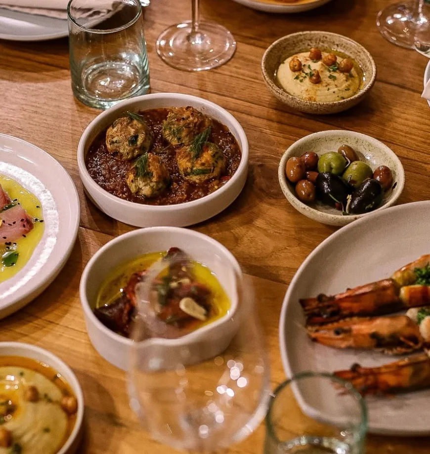 kenza's food in the table