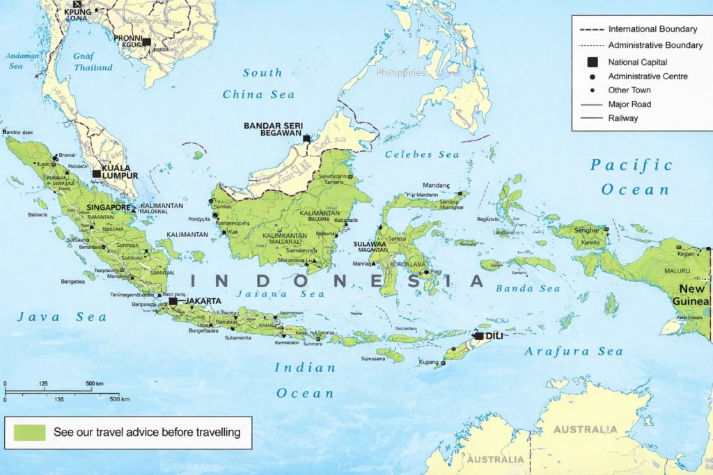 Maps of Indonesia